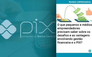 O Que Pequenos E Médios Empreendedores Precisam Saber Sobre Os Desafios E As Vantagens Envolvendo Gestão Financeira E O Pix Organização Contábil Lawini - i9 Contabilit